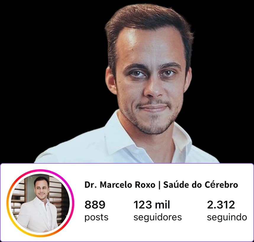 Perfil do Dr. Marcelo Roxo no Instagram